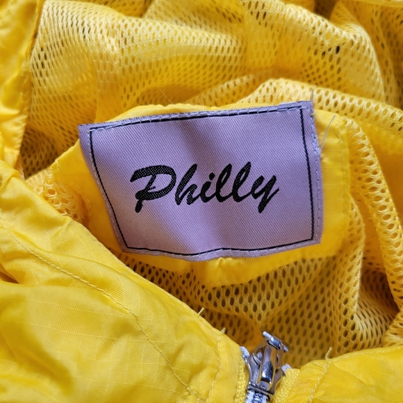 Philly Yellow Girls Rain Coat Jacket Size Large - Picture 3 of 6